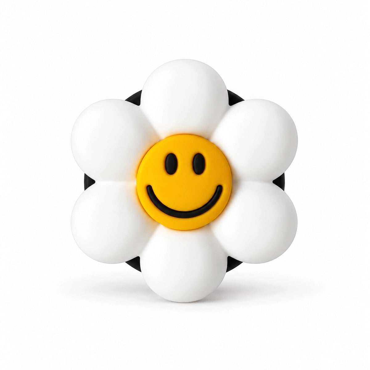 Decorative Smiley Flower Mobile Phone Grip