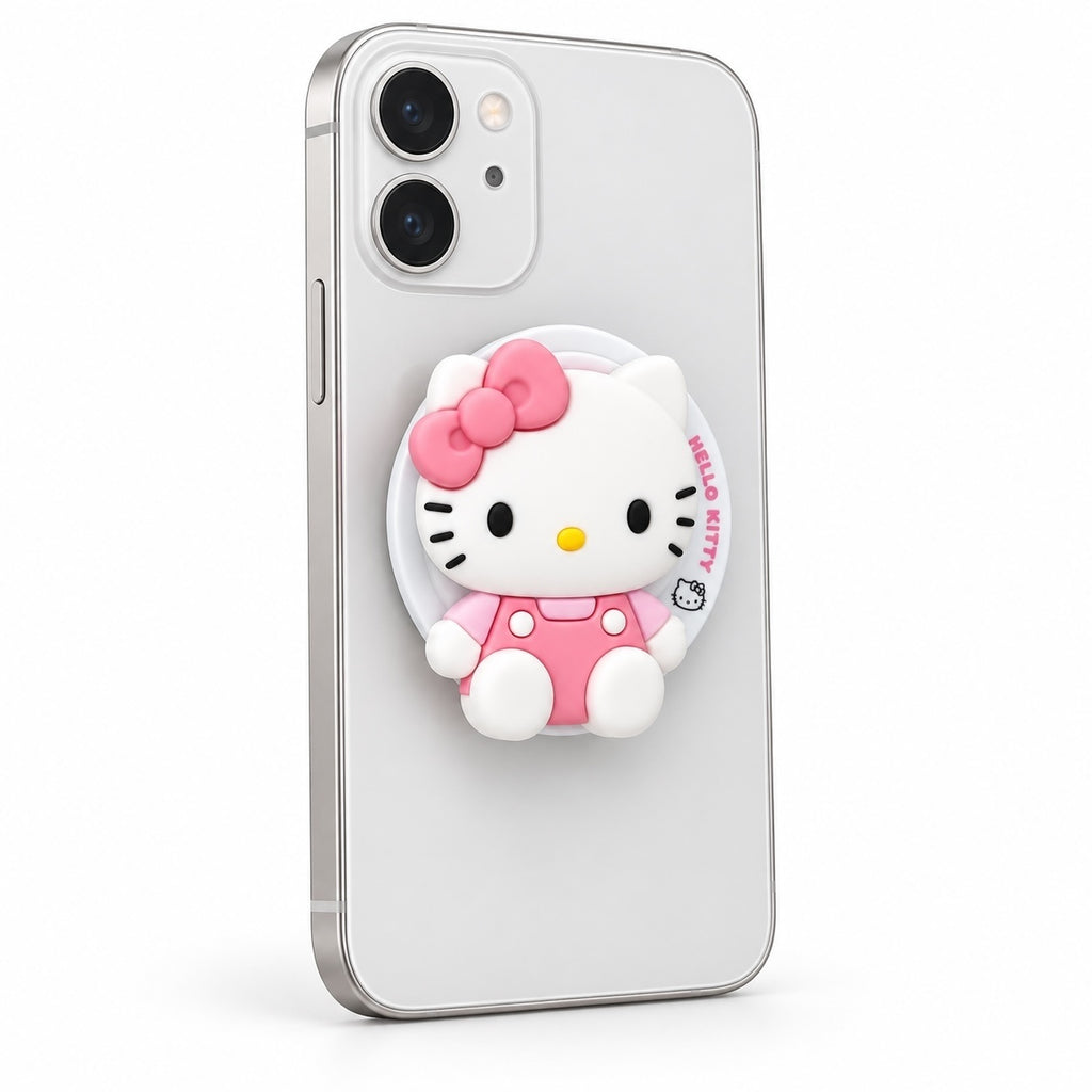 Hello Kitty Collapsible Mobile Phone Grip and Stand